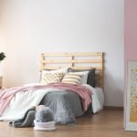 White-and-Pink-Two-Wall-Colour-Combination-for-Bedroom-Walls