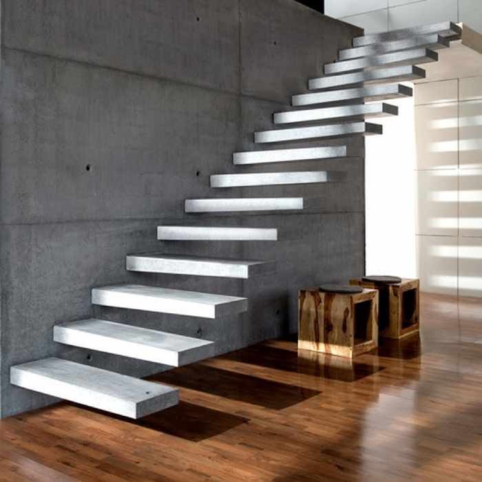 White design stair