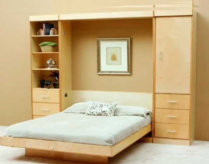 wall mounted bed side shelves