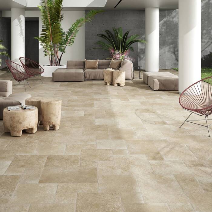 beige color floor tiles design ideas