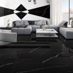 black-floor-tiles-living-room