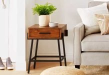 corner table design for living room
