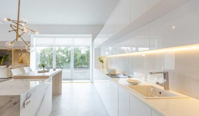 customized parallel kitchen design