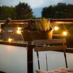 design a balcony lighting scheme