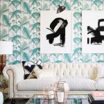 living room wall paper designs