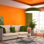 orange-walls-curtain-combination