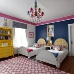 pink-blue-gold-combination-bedroom