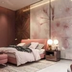 pink-brown-color-combination-bedroom-walls