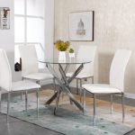 rounded-mini-glass-dining-table-design