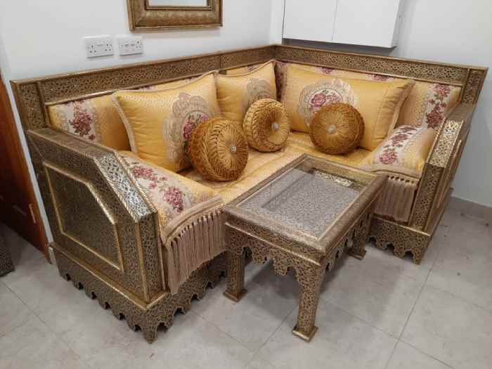 Moroccan-style furniture