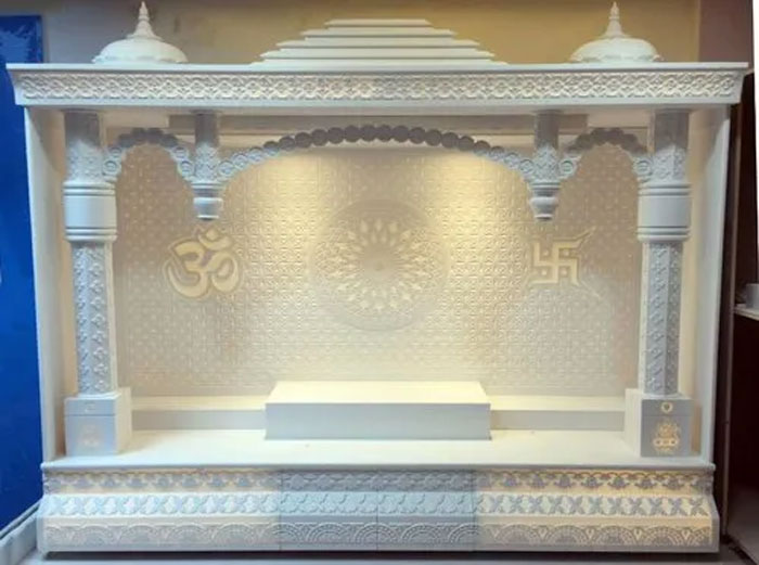 intricate carving corian temple design