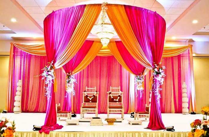 minimalistic wedding mandap decoration ideas