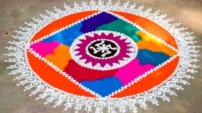 navratri rangoli designs