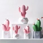 pink-cactus-statue-showpiece