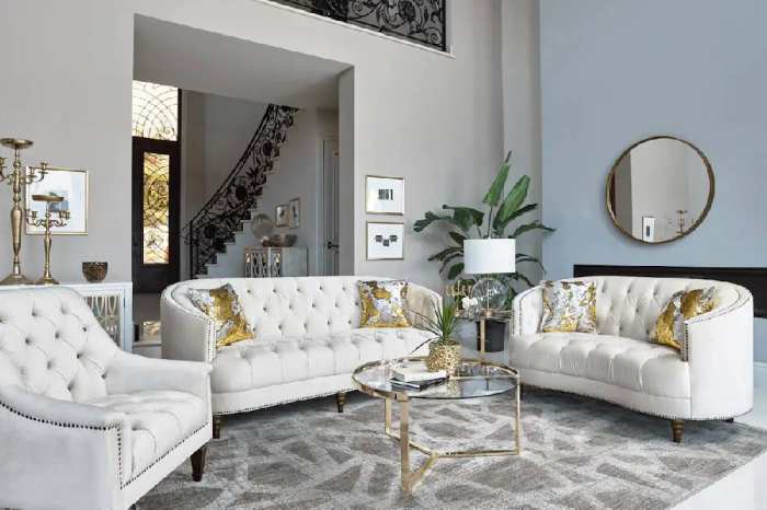 Consolidate Dull And Gold For Tastefulness for grey living room