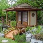 Create a Tea House in japanese garden