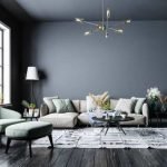 Dark And Hardwood Furniture for grey living room