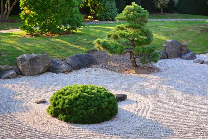 Focal point in Japanese Garden