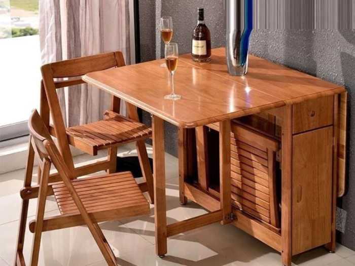 Folding chair dining tables