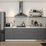 Grey and White Kitchen Cabinets