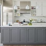 Grey and White Kitchen Countertops