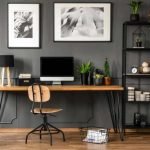 Incorporate Greenery for computer desk