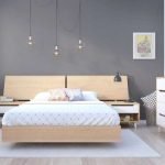 Space-Saving Design Floating Bed Design