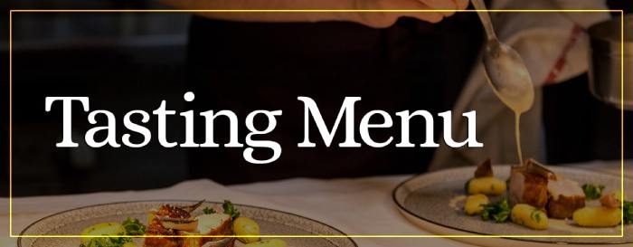 Tasting menu in restaurant bars