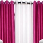 White And Pink Curtain