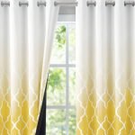 Yellow-and-White-Curtain
