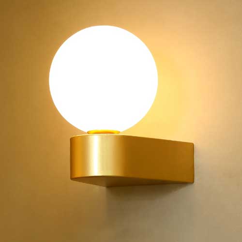round wall mounted night lamp for bedroom
