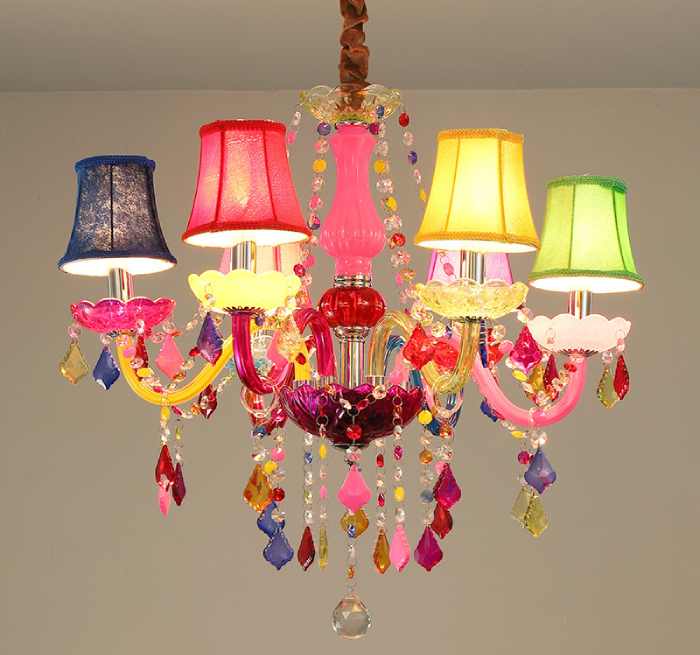 Colored Chandeliers