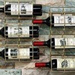Wall-mounted wine rack