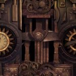 utilize the texture of metals steampunk