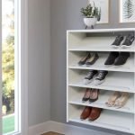 wall mounted shoe cabinet