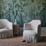 Add frill with a retro touch for living room