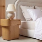 Bedside tables give space
