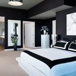 Black and white Bedroom