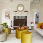 Incorporates furniture for modern retro living room