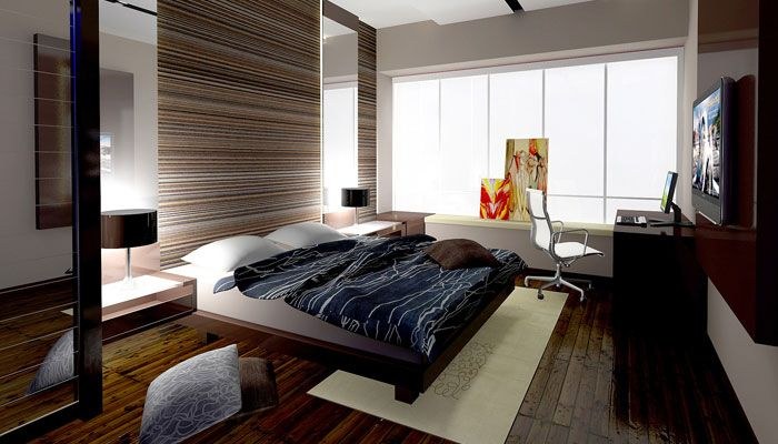 Modern Bedroom design with Sunlight