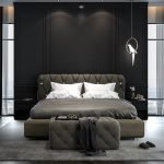 Simple-Black Bedroom Design