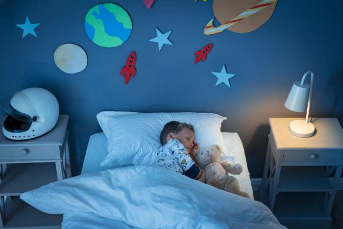 Space Cadet bedroom for boys