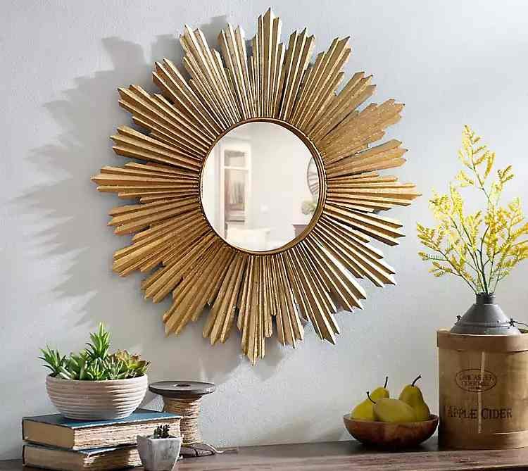 Sunburst mirrors