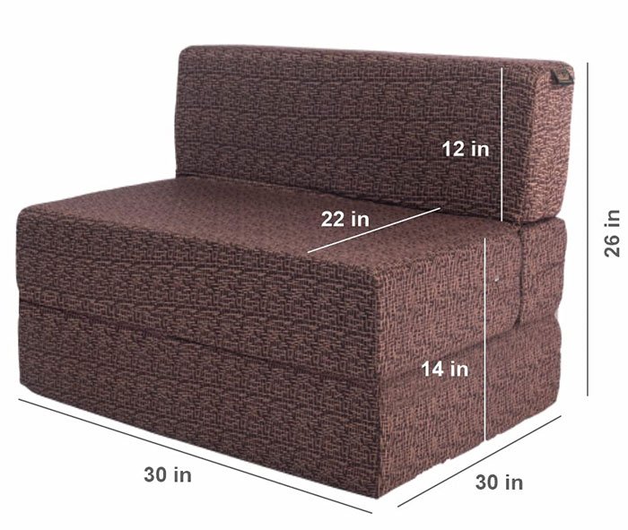 fresh up 1 seater sofa come bed design