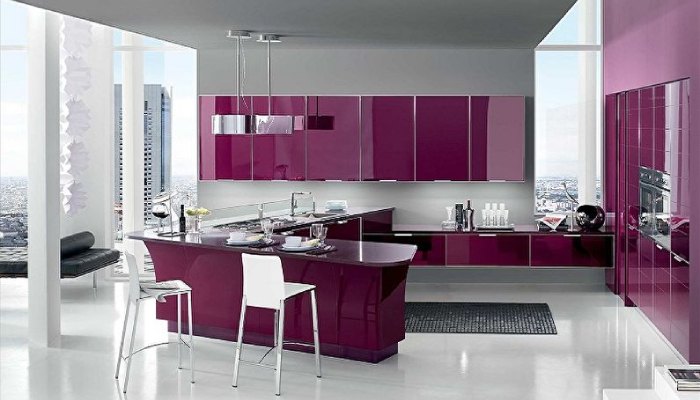 Purple-Kitchen-cabinet-design