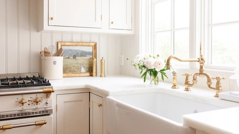 Beadboard Kitchen Backsplash