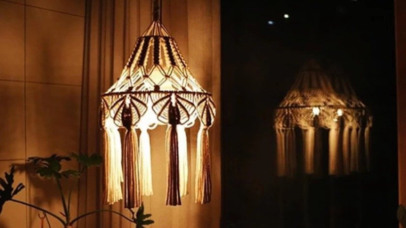 Bohemian Chic_ Macramé Pendant Lights