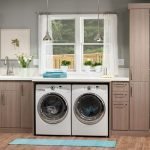 Cabinets that are built-in and Include Shelving