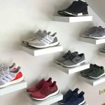 Floating Wall Shelves with Shoe Trays