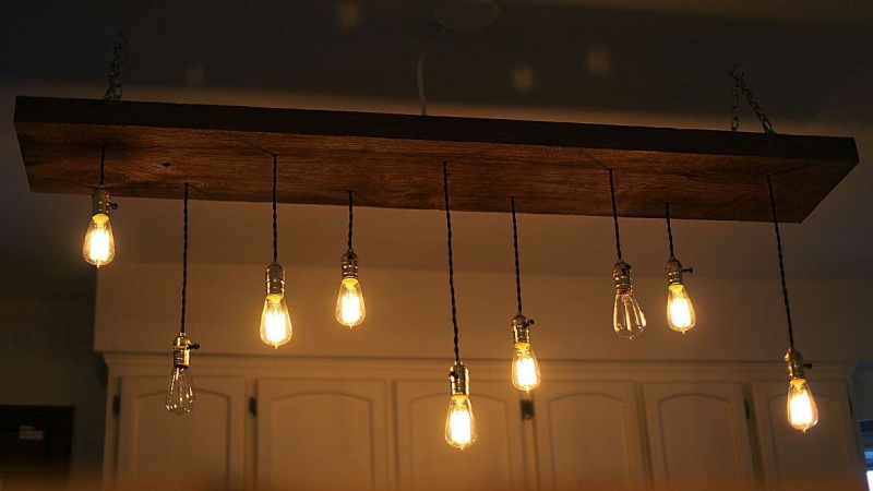 Industrial Elegance_ Pipe and Edison Bulb Pendant Lights